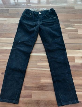 Pantalon noir en velours