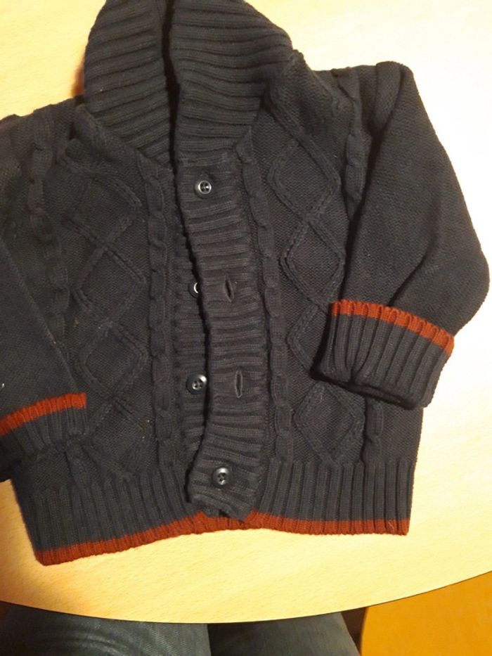 Gilet grain de blé 6 mois - photo numéro 2