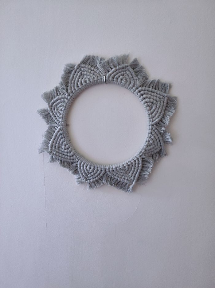 Macramé gris