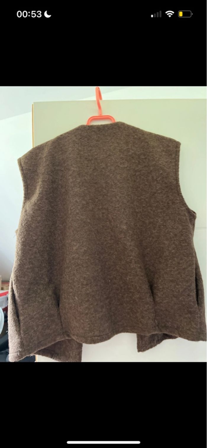 Veste sans manches choco taille unique - photo numéro 4