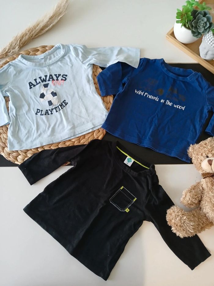 Lot haut ML bébé garçon Taille 6 Mois🌿🦊