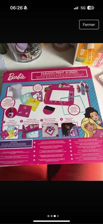 Fashion print barbie