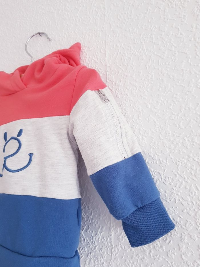 Noukie's - Sweat à capuche en molleton tricolore - photo numéro 2
