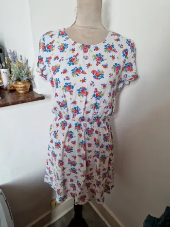 Robe benetton fleurie