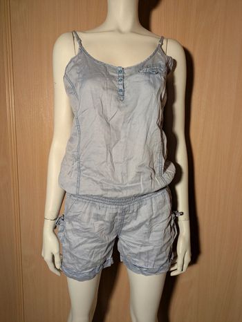 Combi short bretelle Kaporal bleu ciel M