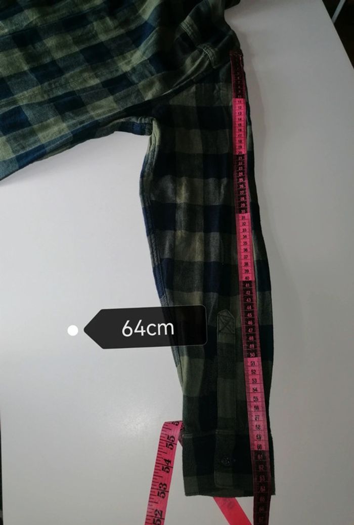 Chemise en S en coton kaki et marine C&A - photo numéro 10