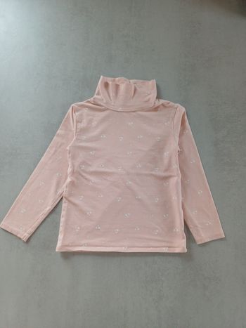 Sous-pull / tee-shirt manches longues / Verbaudet / 3 ans, très bon état, rose
