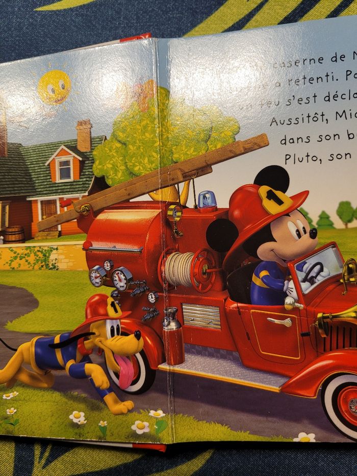 Livre p'tit mickey pompier disney - photo numéro 9