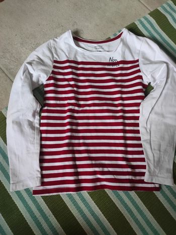 Tee shirt manches longues galeries Lafayette 6 ans