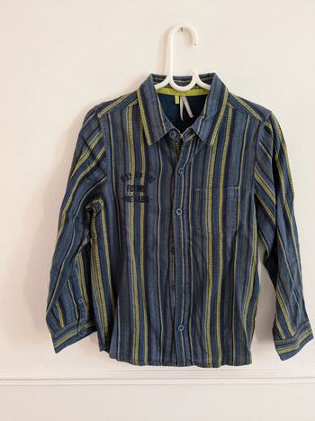 Chemise rayée orchestra 8 ans