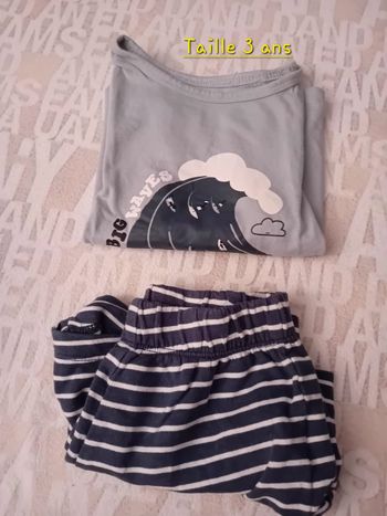Pyjama été en 3 ans Kiabi 