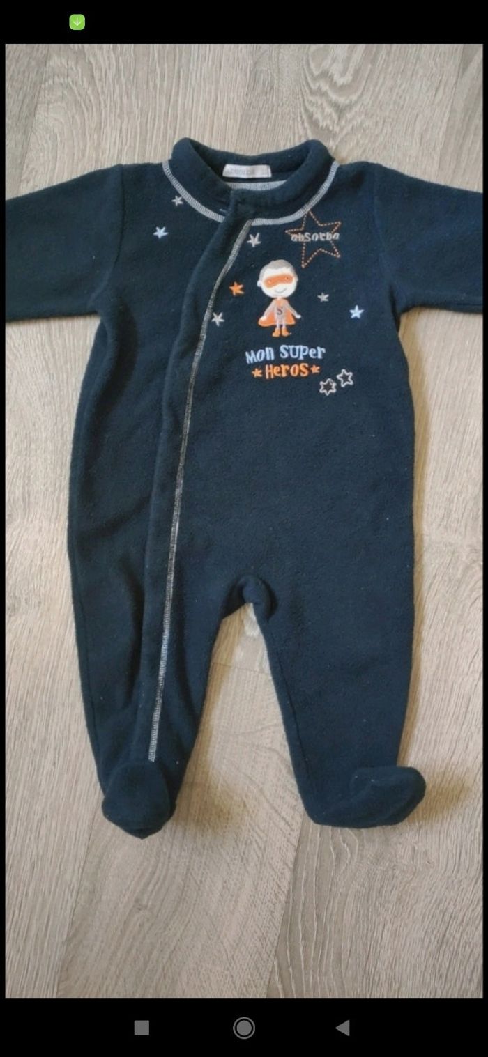 Pyjama polaire absorba 12 mois