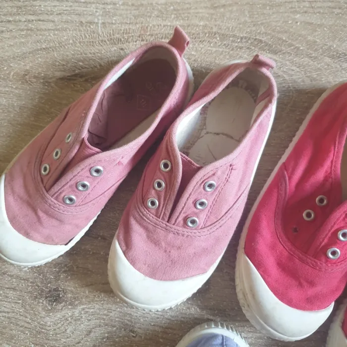 🩷 Lot de 3 paires de baskets pointures 29 Tex #emyfleury_pointure29fille - photo numéro 3