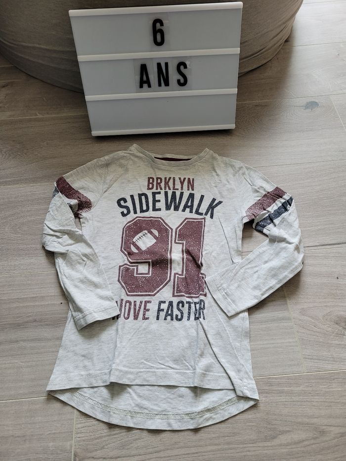 T-shirt manches longues 6 ans