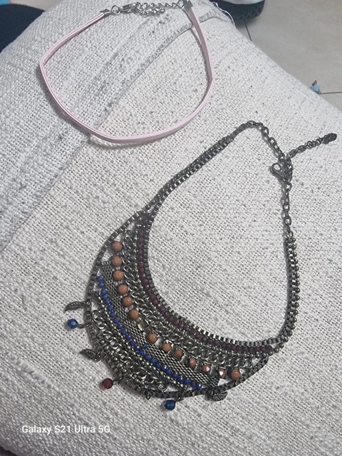 Lot collier femme