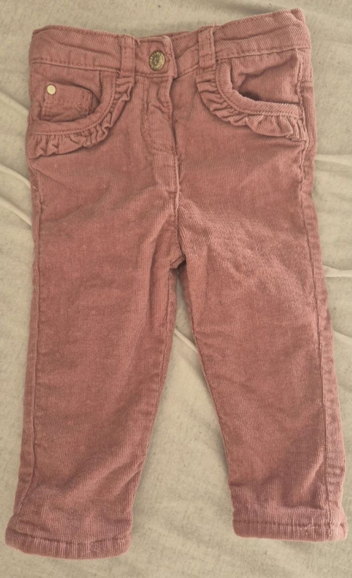 Pantalon en Velours pour Bébé – Taille 9 mois