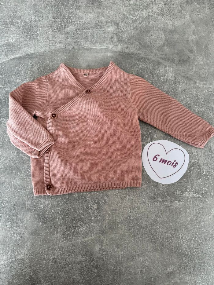 Gilet 6 mois fille
