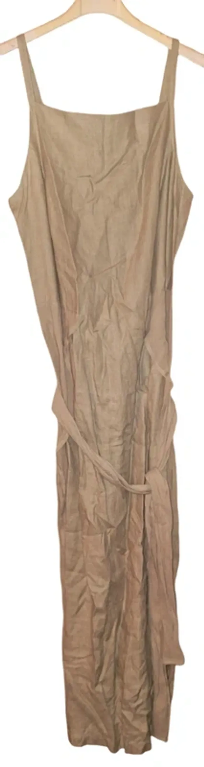 Robe beige taille 42 en très bon état "feu vert"