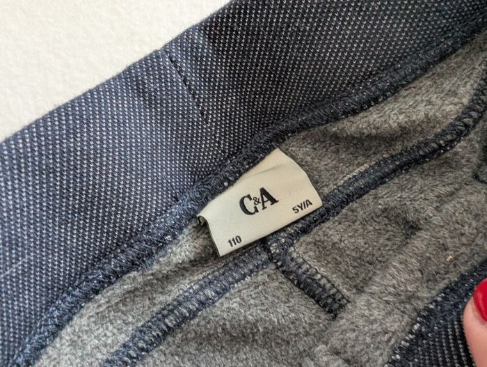Legging chaud aspect jean bleu - 5A - C&A - photo numéro 4