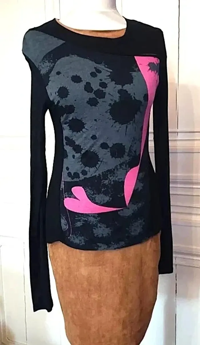 Paramita Top Pull Biface Dos Ouvert 12 Boutons TS/M - photo numéro 8