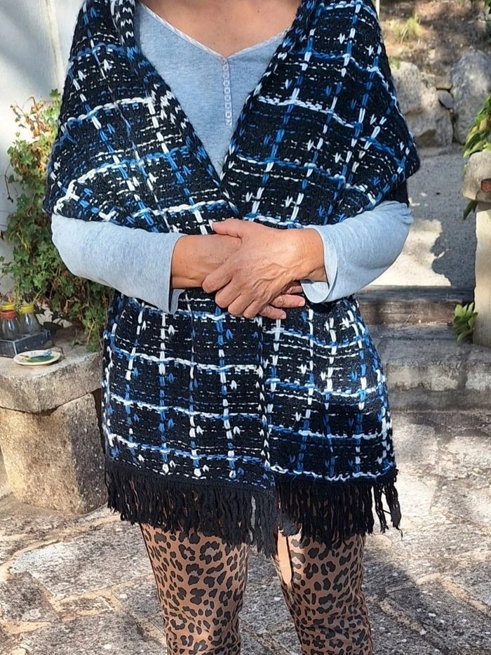 Veste /cape lainage vintage - photo numéro 3