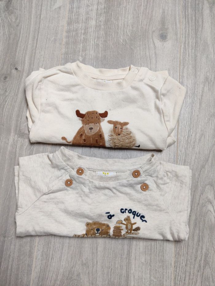 Lot t-shirt 3 mois - photo numéro 2