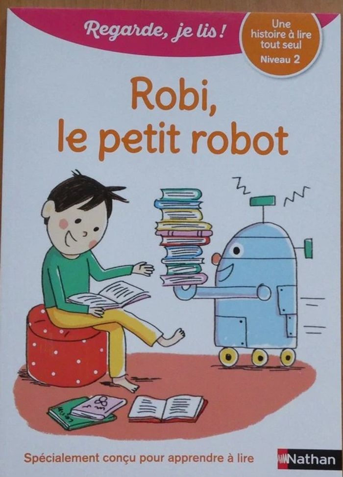 "Robi le petit robot" livre CP