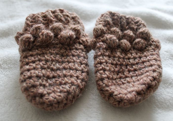 Moufles bébé pompon - photo numéro 3