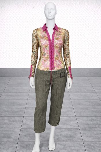 Très belle chemise fleurie 