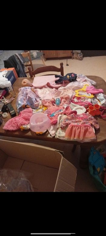 Poupée baby born et nombreux accessoires