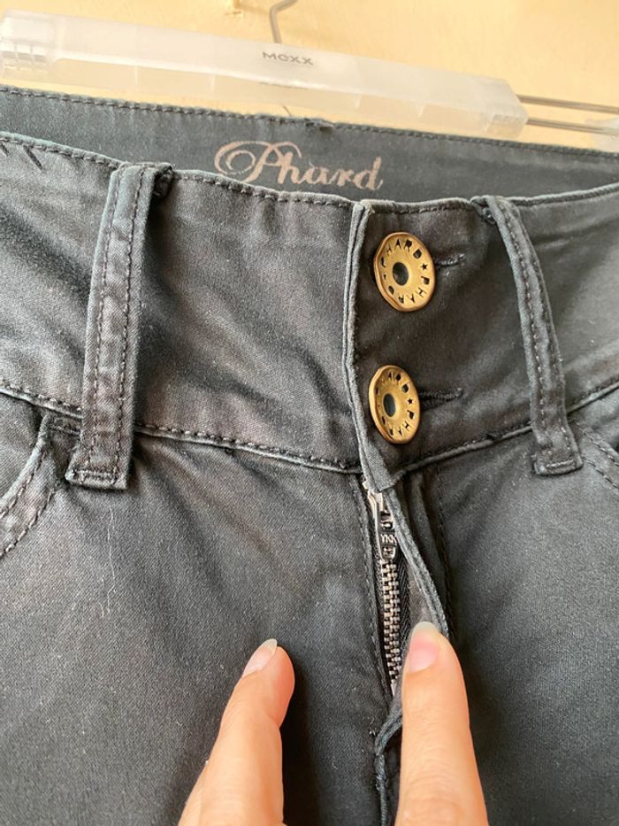 Pantacourt noir taille basse Phard W27 - photo numéro 5