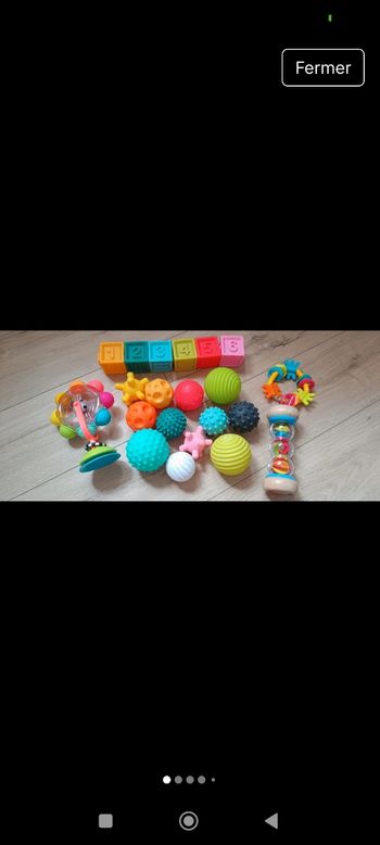 Lots jouets bébé d'éveil