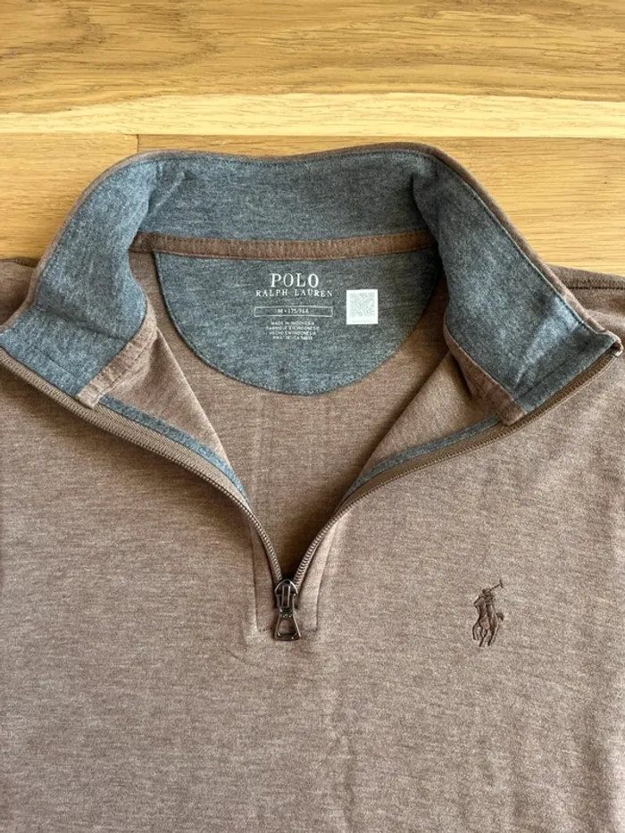 Pull 1/4 Zip - Ralph Lauren (NEUF) - photo numéro 2