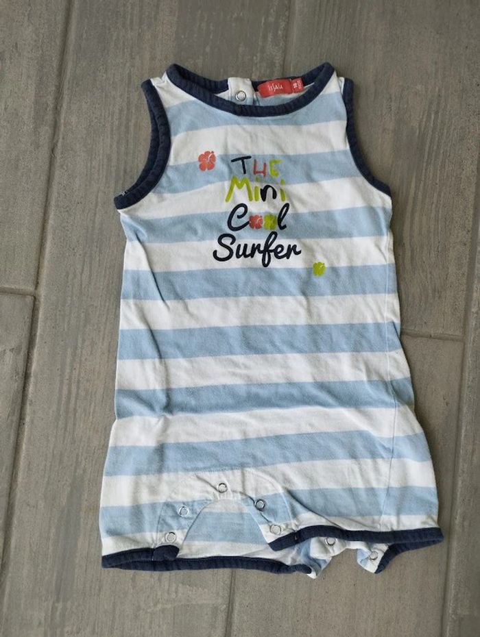Lot n°405 Barboteuse "The Mini Cool Surfer" TIssaia 18 mois - photo numéro 2