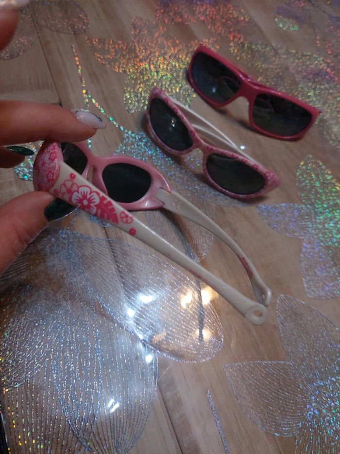 3 paires de lunettes petite fille - photo numéro 2