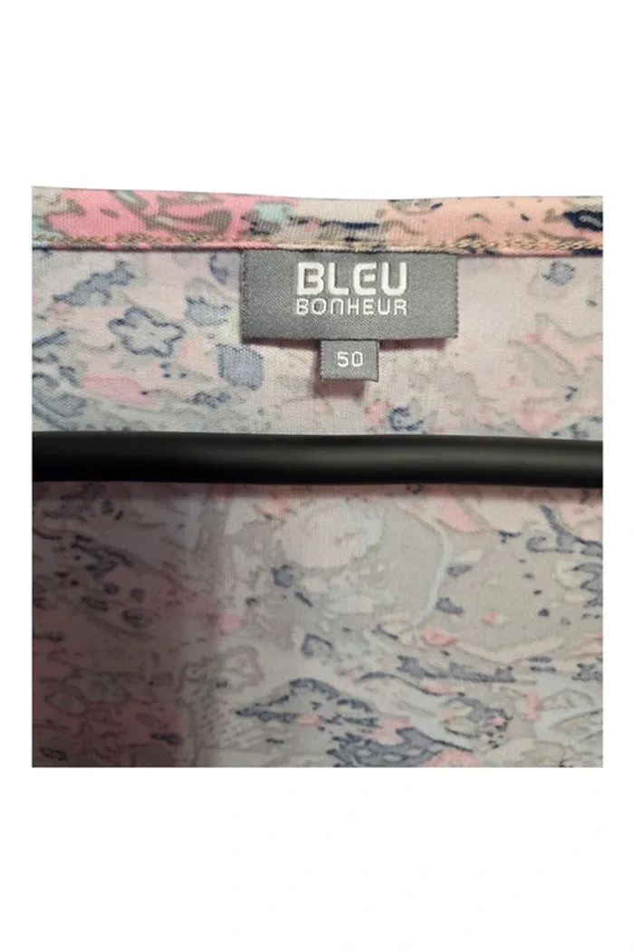 Robe été en voile doublée extensible Bleu bonheur T50 - photo numéro 4