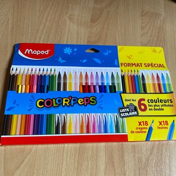 Feutres et crayons de couleur