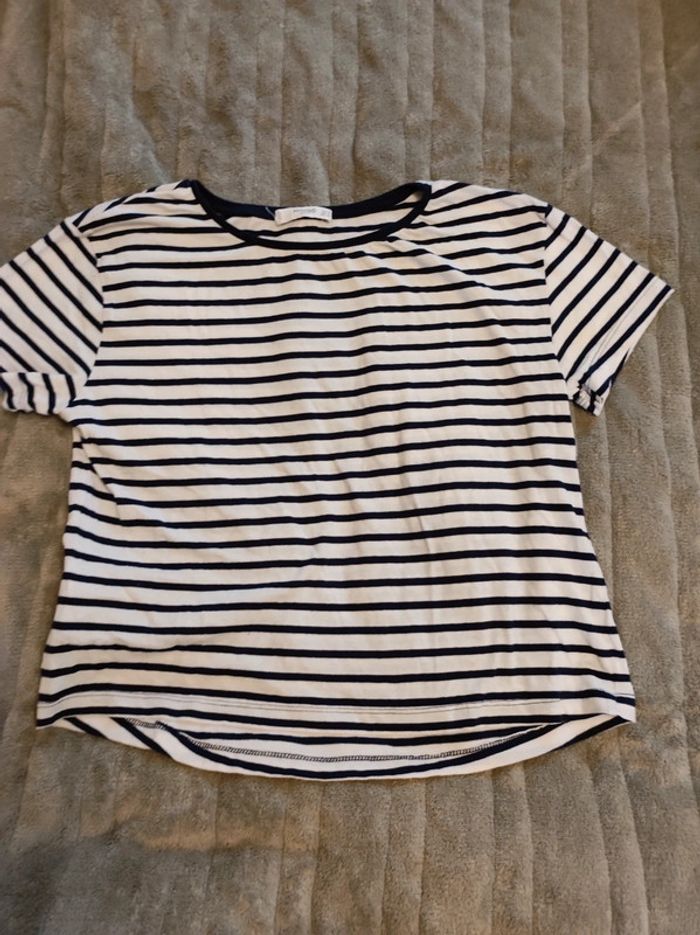 t shirt mariniere mango