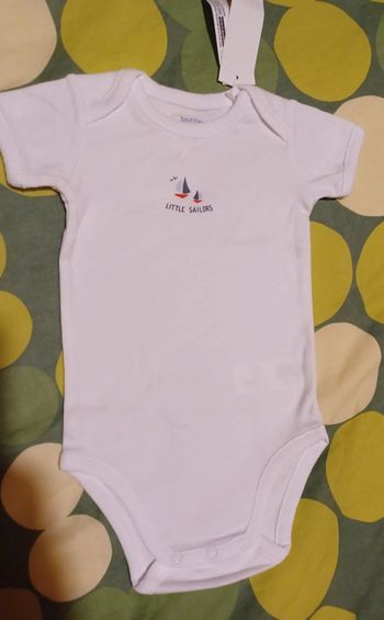 Bodie manches courtes unisexe 6 mois neuf