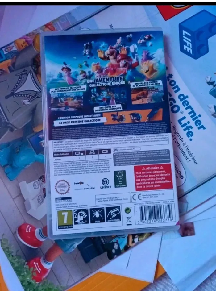 Jeu switch Mario + lapins crétins sparks of hope très bon état - photo numéro 2