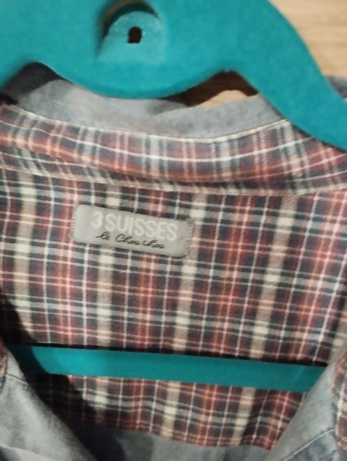 Chemise imitation jean 3 Suisses taille 43/44 - photo numéro 4
