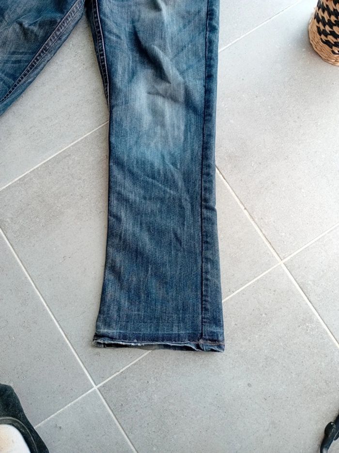 Jean Bootcut en Denim pour Homme avec Jambe Évasé - photo numéro 8