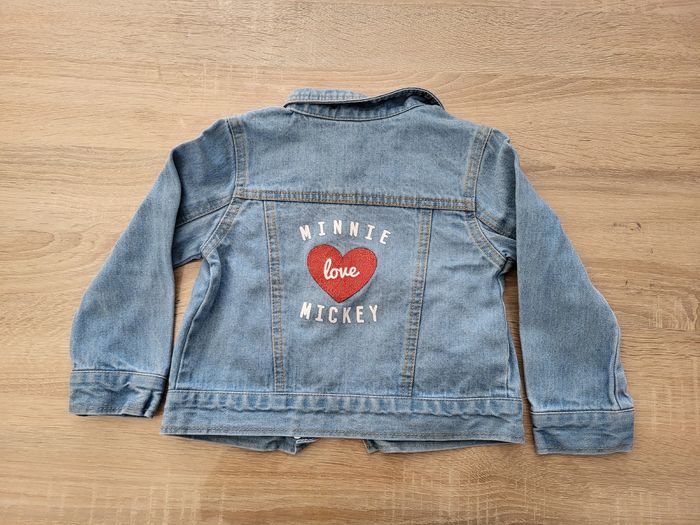 Veste jean minnie - photo numéro 2