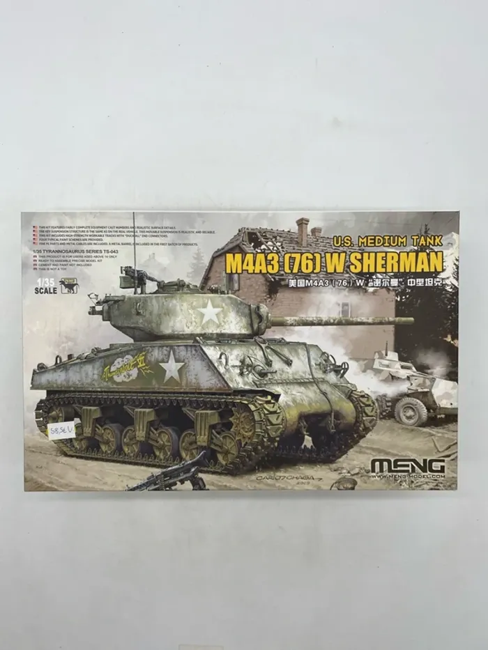 Maquette meng M4a3 (76) W sherman