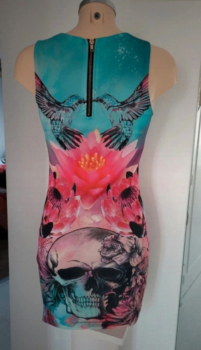 Robe moulante skull T36-38 - photo numéro 3
