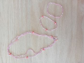 Parure collier et bracelets fille - Excellent état