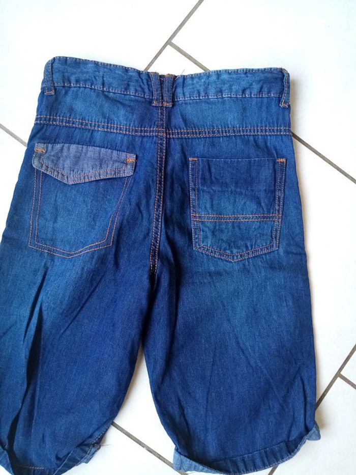 Bermuda fin en jean 8A - photo numéro 5