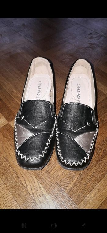 Chaussure noir et marron