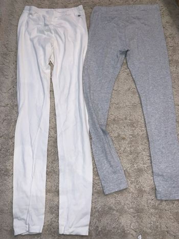Legging petit bateau  blanc 12 ans - photo numéro 4
