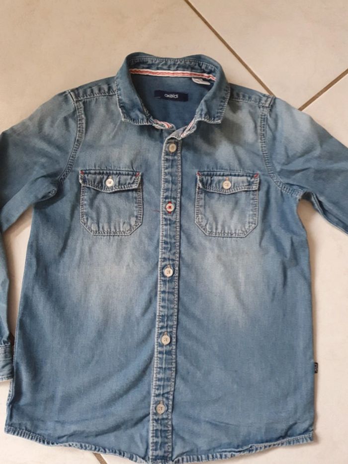 Chemise en jeans okaidi 6 ans U14 - photo numéro 3